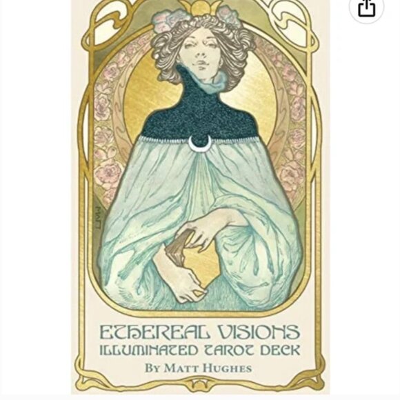 New in open box Matth Hughes Ethereal Visions: Illuminated Tarot Deck - Picture 2 of 2